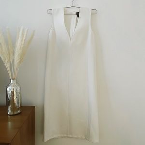 White BCBG dress